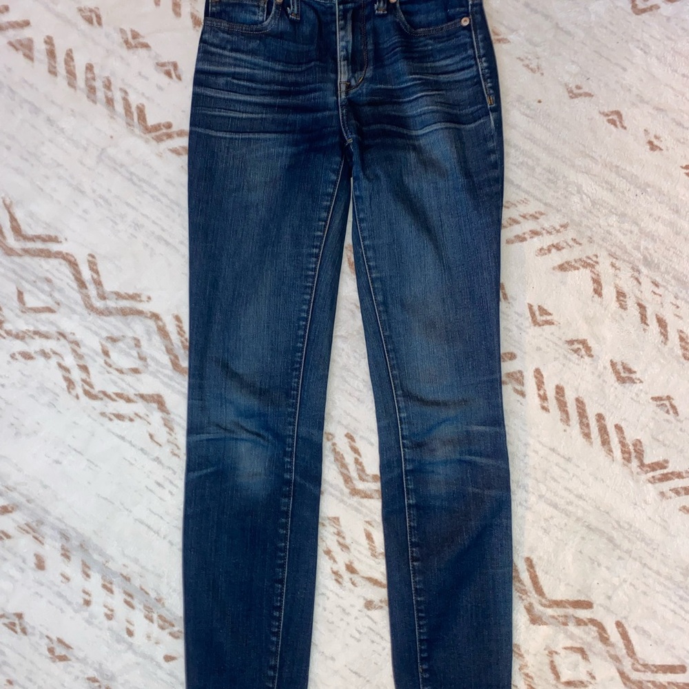 Madewell High Riser Skinny Classic Blue Women's Jeans Size 0 (24)